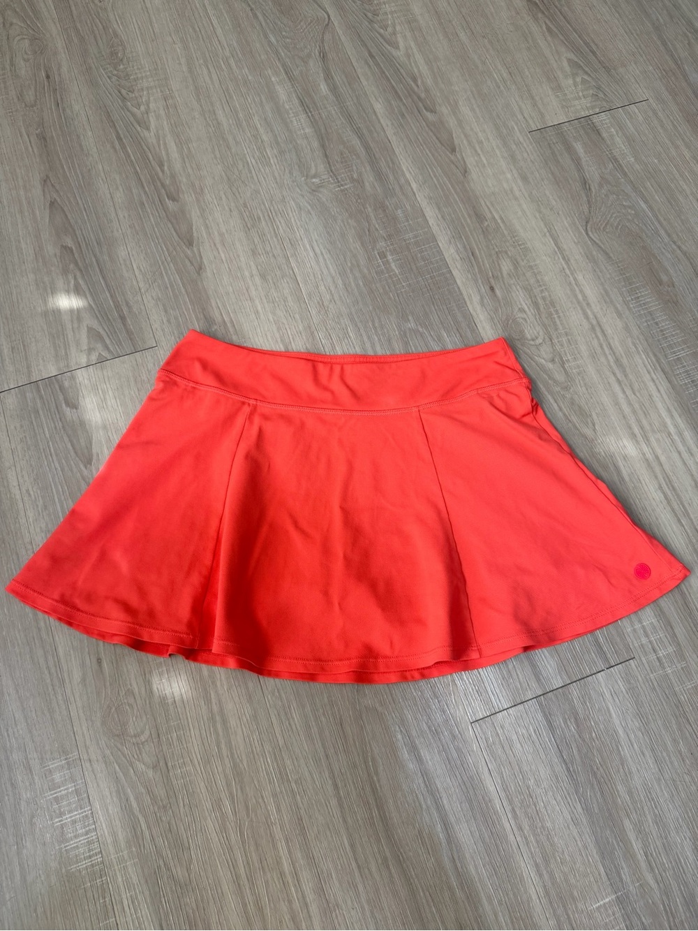 Lilly Pulitzer Luxletic Coral Skort Size M Built-In Shorts Athletic